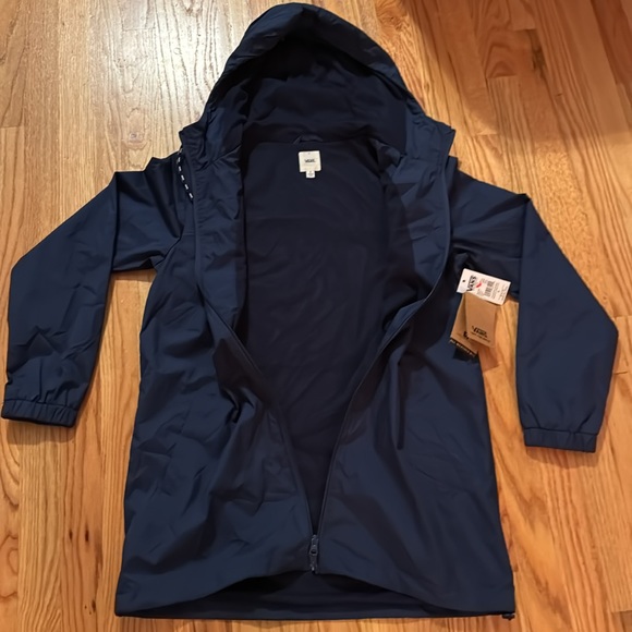VANS Kastle MTE Long Windbreaker Hooded Zip Jacket - Picture 8 of 11